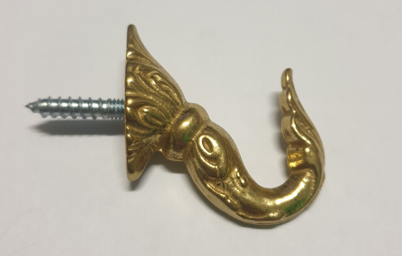 PORTA EMBRASSE "CIGNO" MEDIO ORO MM.35X30 VINTAGE