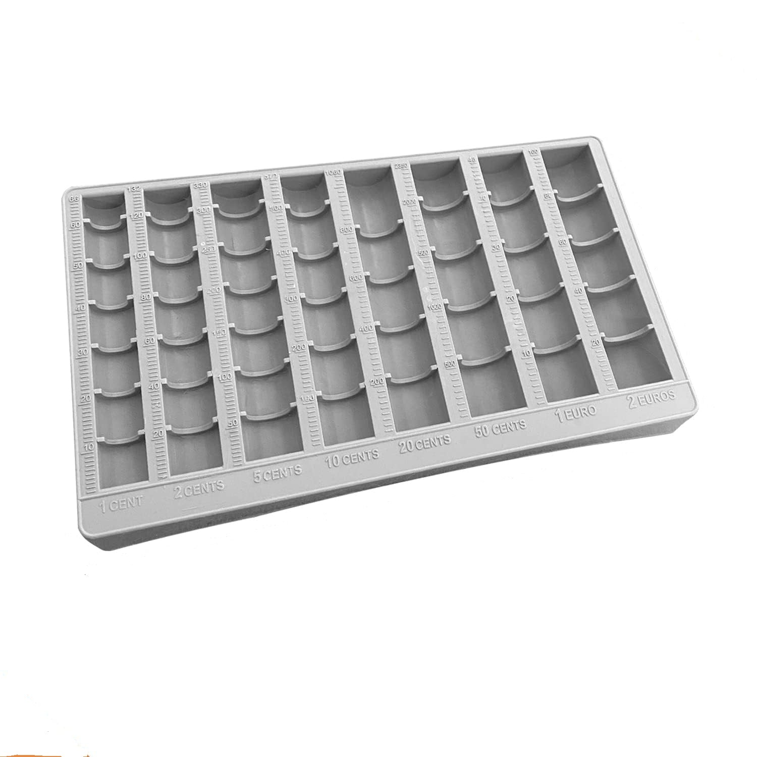 PORTA MONETE CASSETTO CONTA SOLDI SPICCIOLI PER NEGOZIO DA BANCO