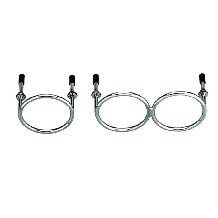 PORTABICCHIERE INOX AD UN ANELLO