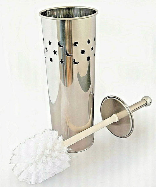 PORTASCOPINO PORTA SCOPINO SCOPETTINO SPAZZOLA BAGNO WC DA TERRA CROMATO 52666