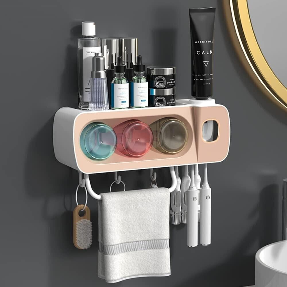 PORTASPAZZOLINO DISPENSER DENTRIFICIO PORTA ASCIUGAMANI DA PARETE RA-919