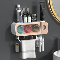 PORTASPAZZOLINO DISPENSER DENTRIFICIO PORTA ASCIUGAMANI DA PARETE RA-919