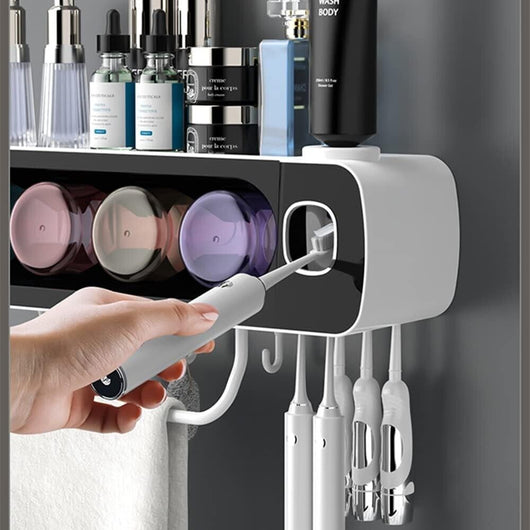 PORTASPAZZOLINO DISPENSER DENTRIFICIO PORTA ASCIUGAMANI DA PARETE RA-919