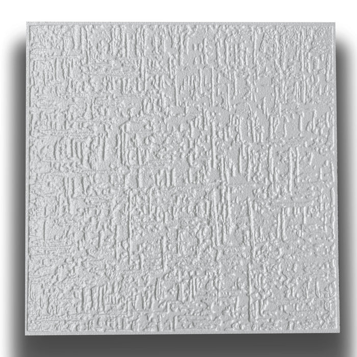 10 o 20mq (40 oppure 80 pezzi) di pannello decorativo a soffitto in polistirene compatto 50x50cm (spess. 1cm) PORTO - Pacco da 20 metri quadrati