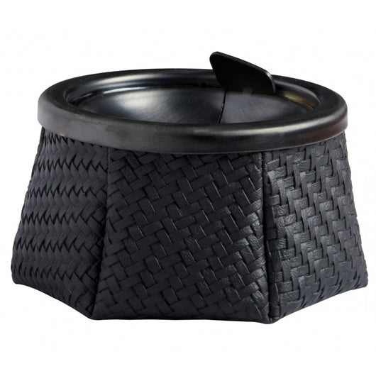 POSACENERE WINDPROOF RATTAN NERO