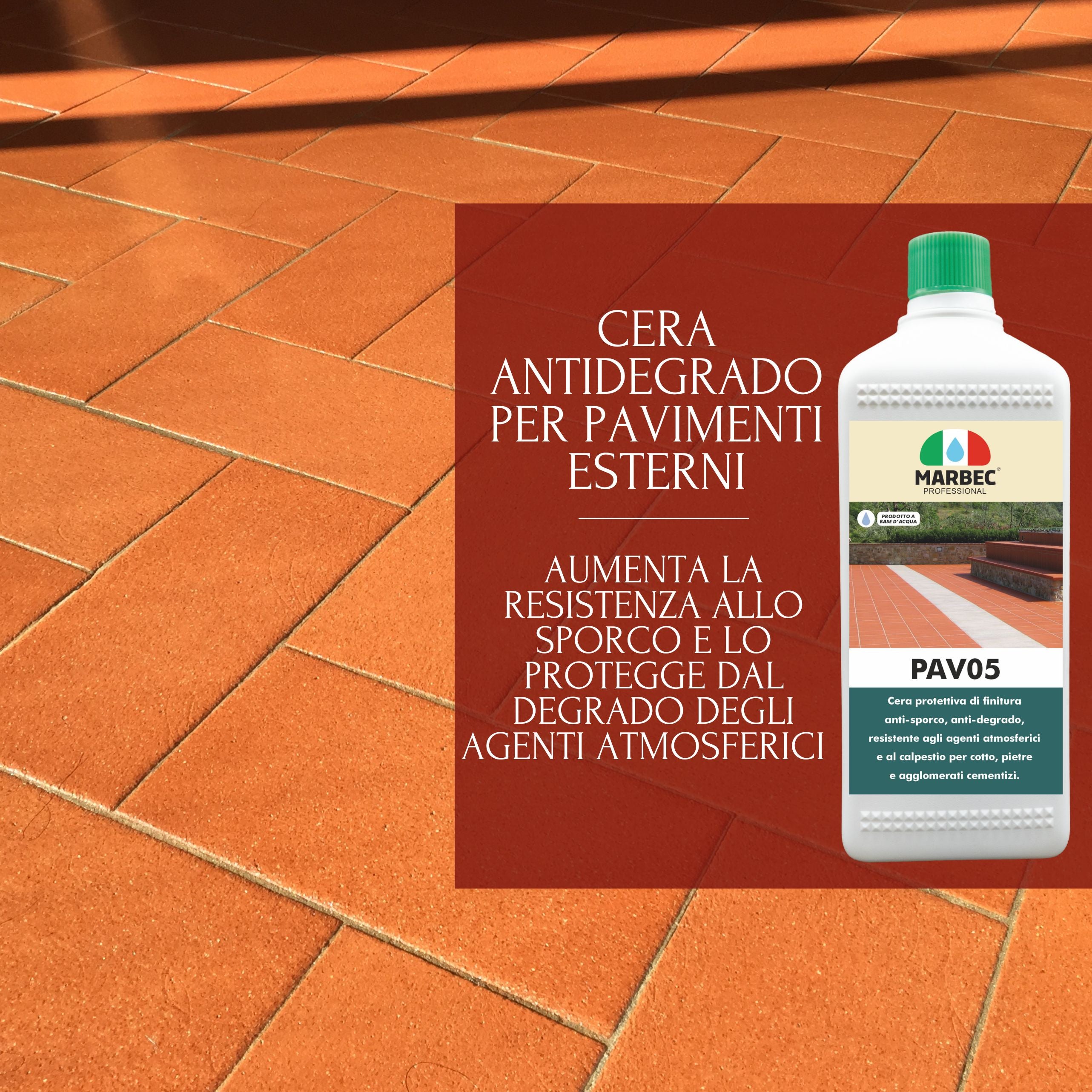 Cera pavimento esterno PAV05   5LT