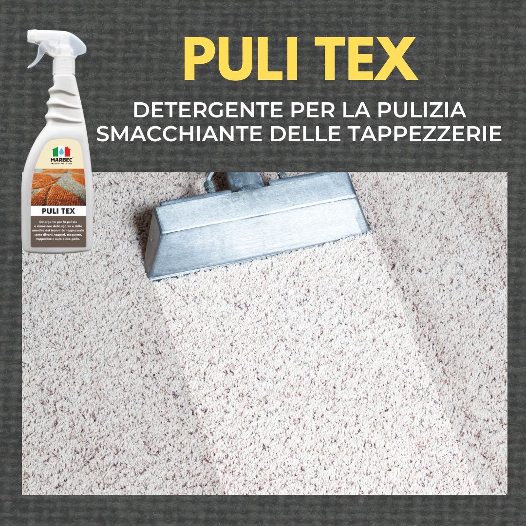 Detergente per pulire divano, tappeti e moquette PULI TEX   5LT