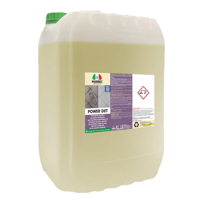 Come pulire il gres porcellanato POWER DET   20LT