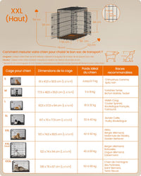 Gabbia per cani 2 porte pieghevole trasportabile con maniglie e vassoio formato XL 91 x 56 x 64 cm nero 12_0004782