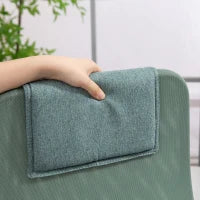 Sedia da ufficio poltrona da ufficio funzione basculante altezza seduta regolabile carico 120 kg 58 x 61 x 115-125 cm verde