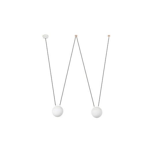 MINE GLASS SPACE 2L Sospensione bianca