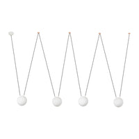 MINE GLASS SPACE 4L Sospensione bianca