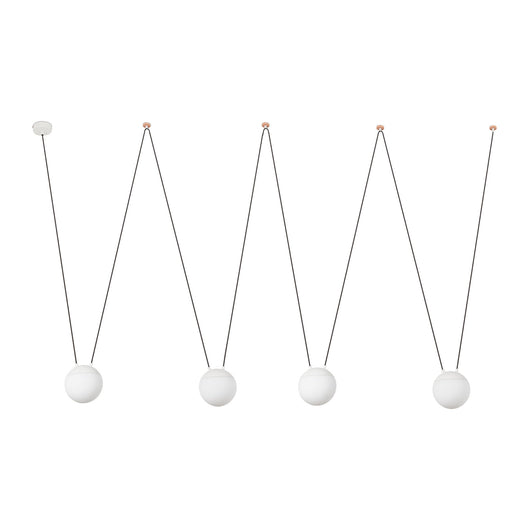 MINE GLASS SPACE 4L Sospensione bianca