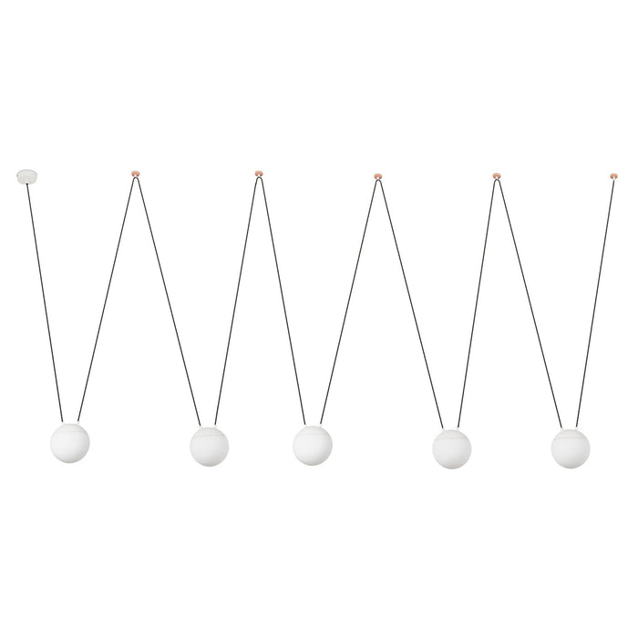 MINE GLASS SPACE 5L Sospensione bianca