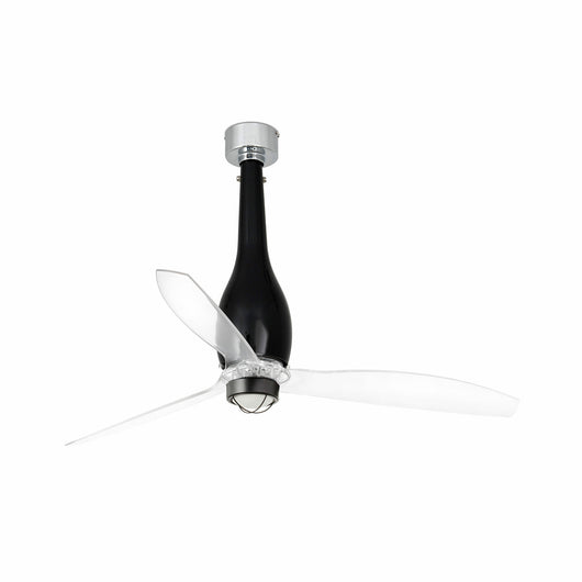 ETERFAN M LED Ventilatore nero brillante/trasparente DC