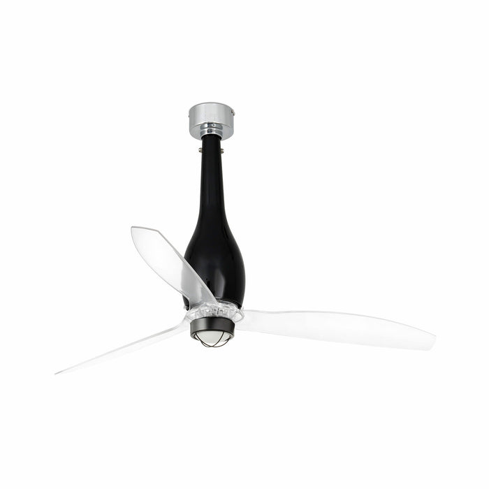 ETERFAN M LED Ventilatore nero brillante/trasparente DC