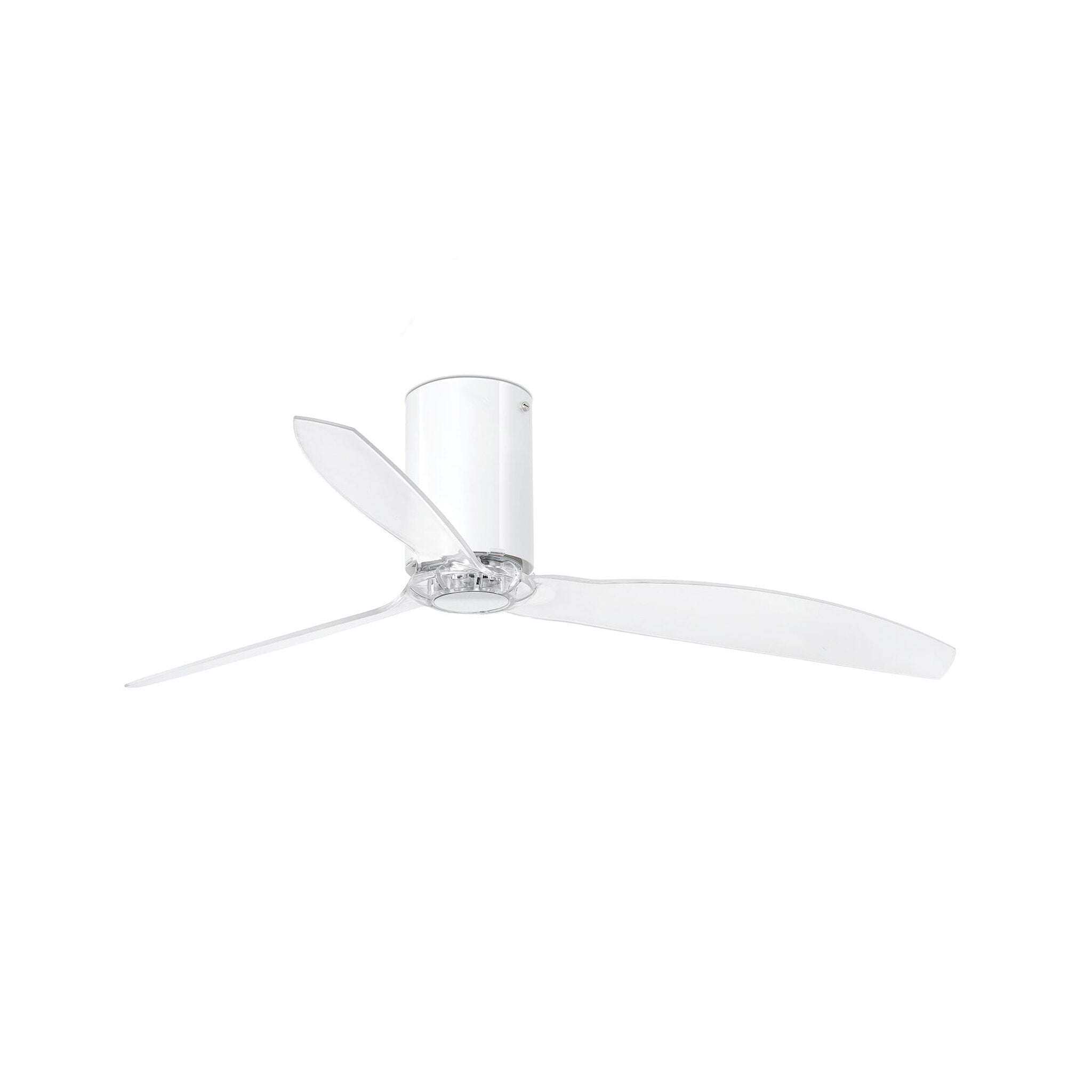MINI TUBE FAN M Ventilatore bianco brillante/trasparente DC