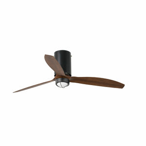 MINI TUBE FAN M LED Ventilatore nero opaco/legno DC