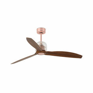 DECO FAN M Ventilatore rame/legno DC