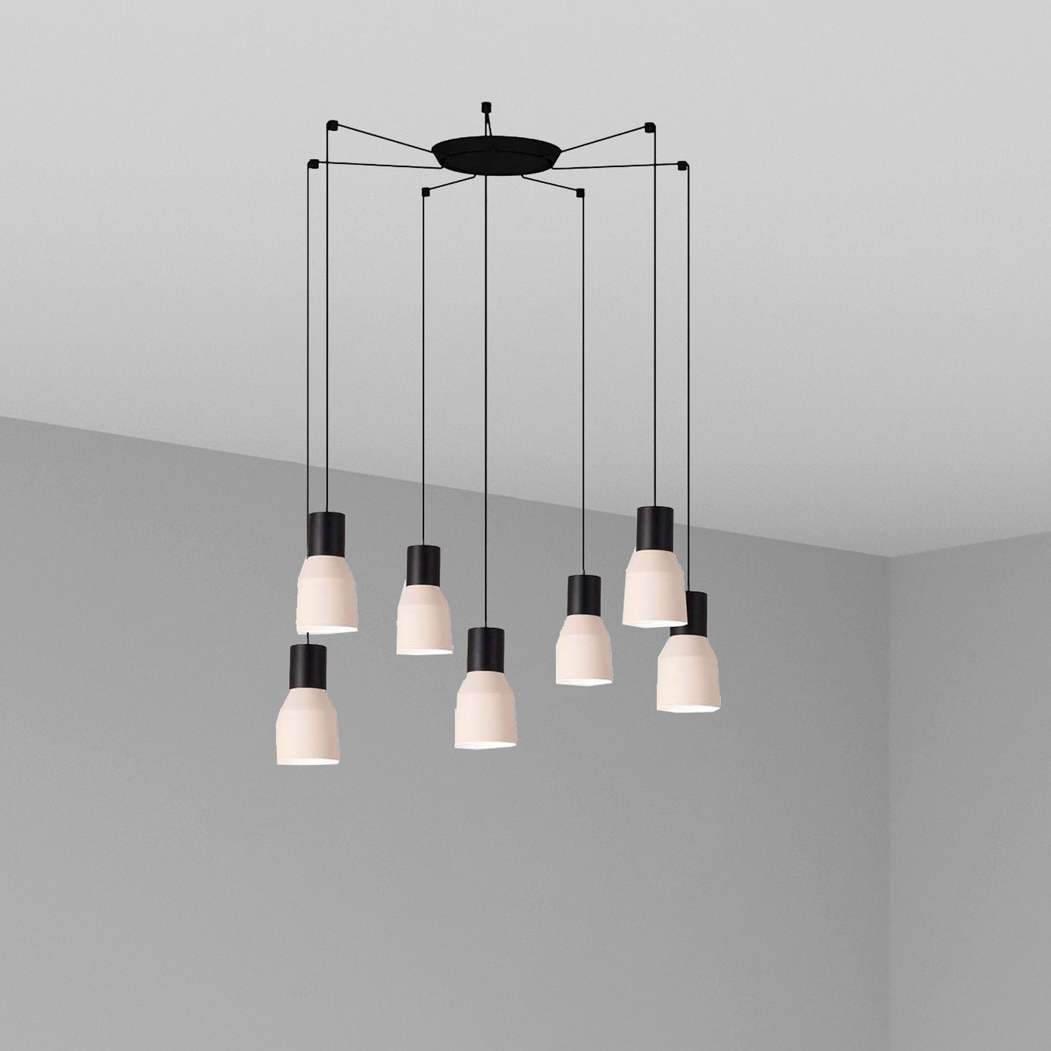 KOMBO 120 7L Lampada sospensione beige