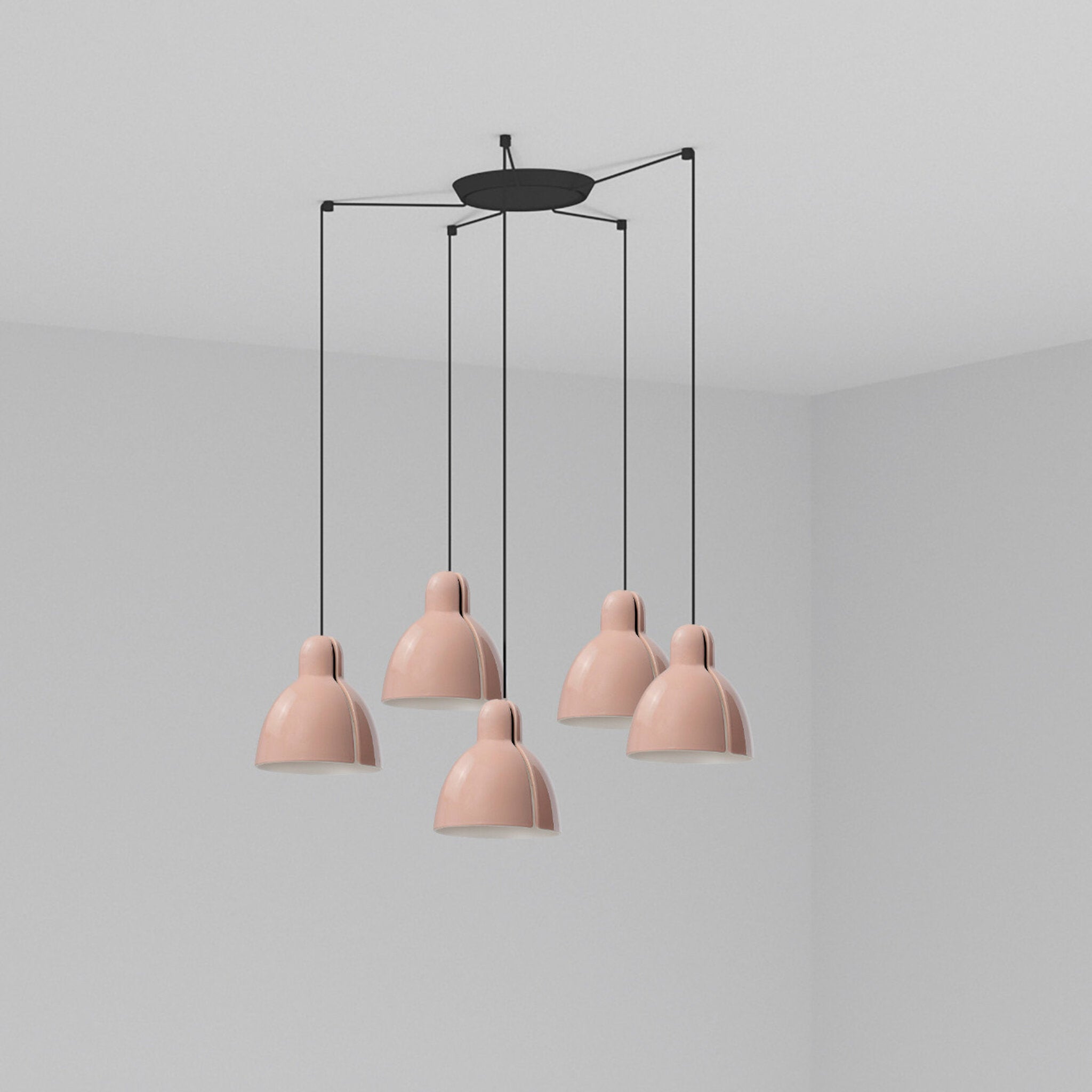 VENICE 5L Lampada a sospensione rosa