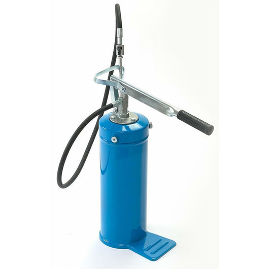 INGRASSATORE A BARILE POMPA GRASSO 8Kg COMPLETA DI TESTINA 1/4" + TUBO AMA 93166