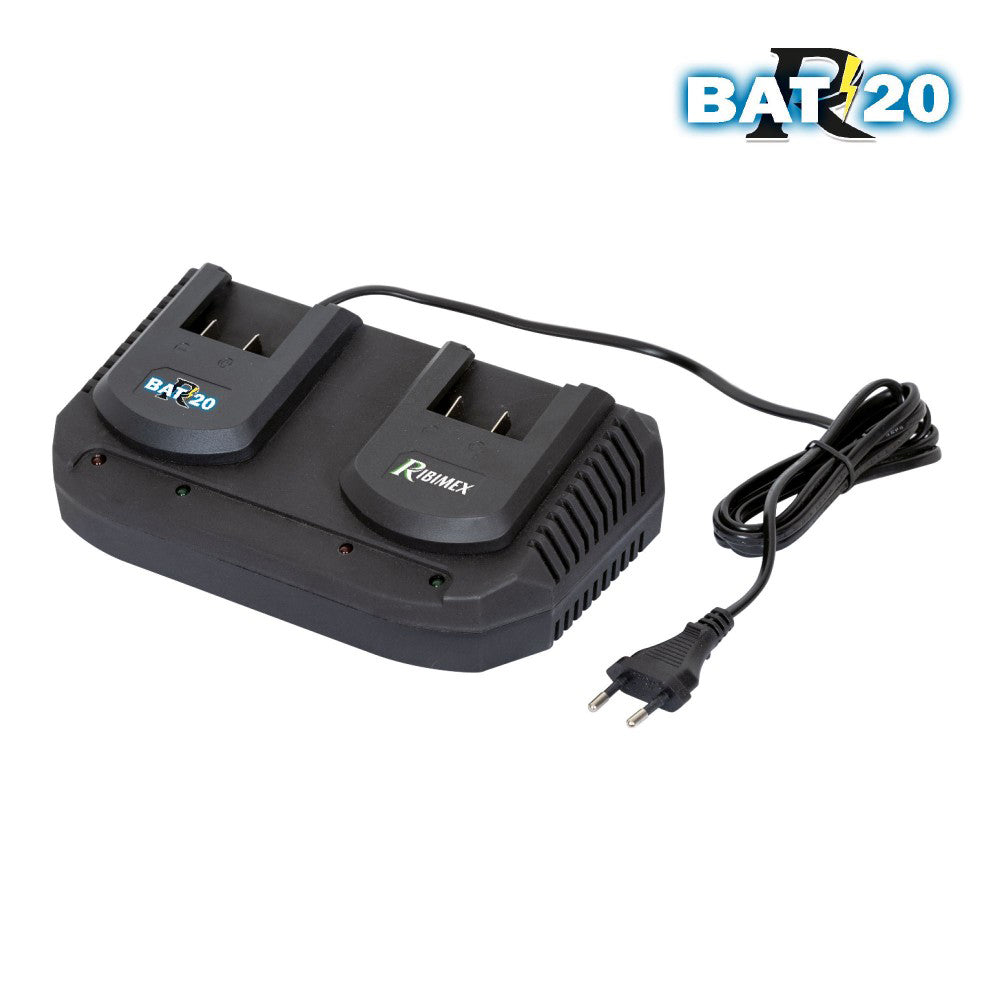 CARICABATTERIA CARICATORE RAPIDO ALIMENTATORE BATTERIA 2Ah 4Ah RIBIMEX