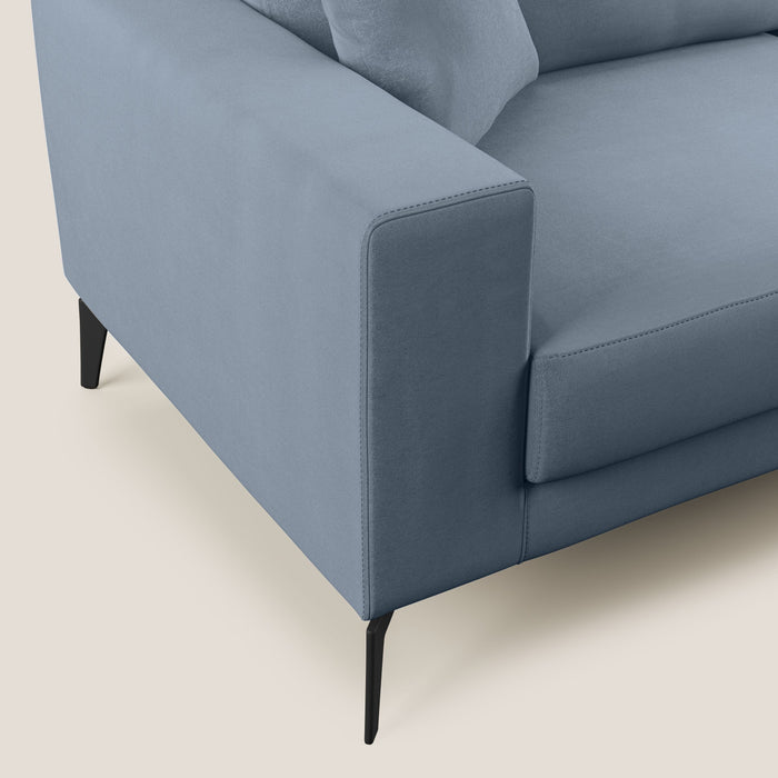 Divano 2 Posti 146x95x91 cm in Tessuto Carta Da Zucchero