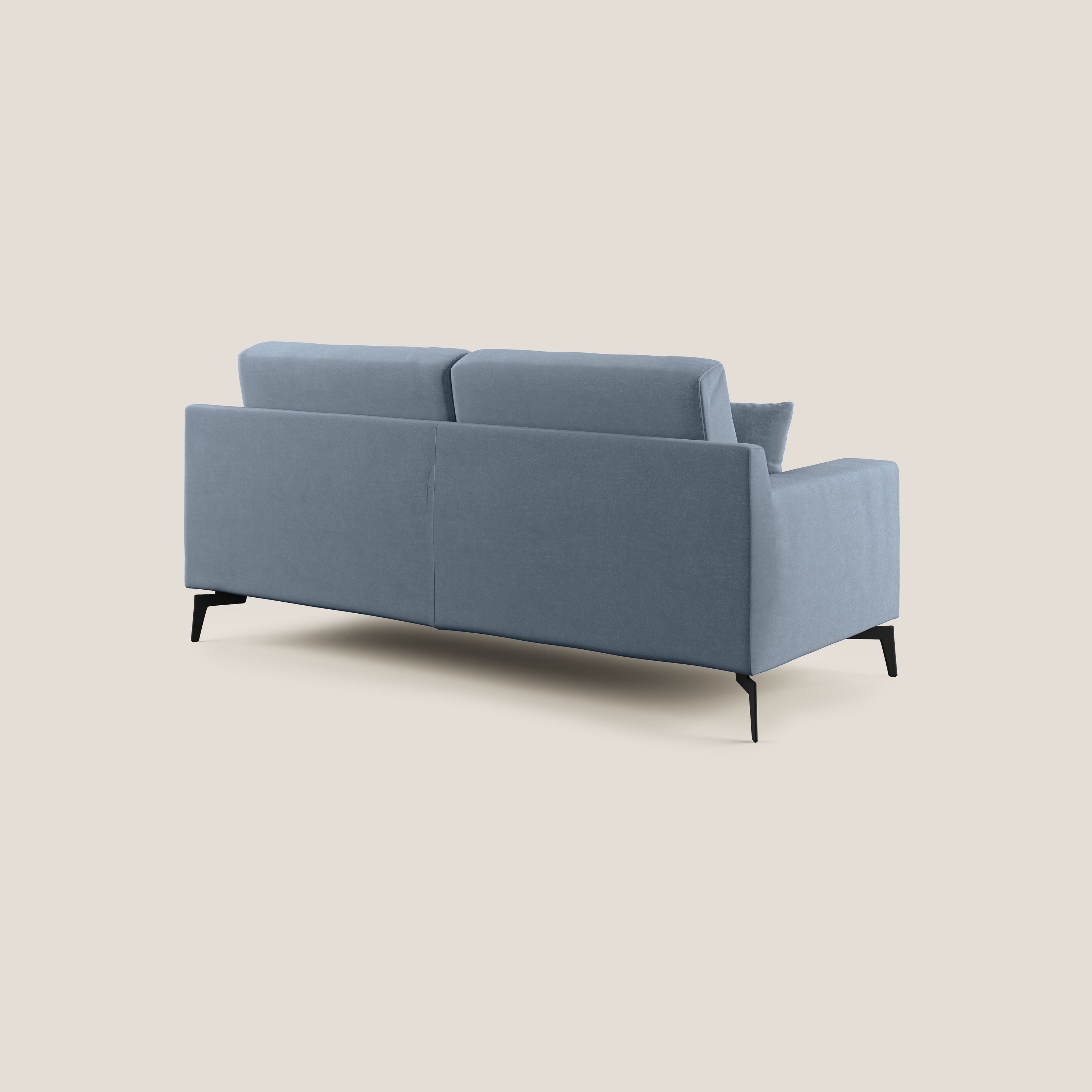 Divano 2 Posti 166x95x91 cm in Tessuto Carta Da Zucchero