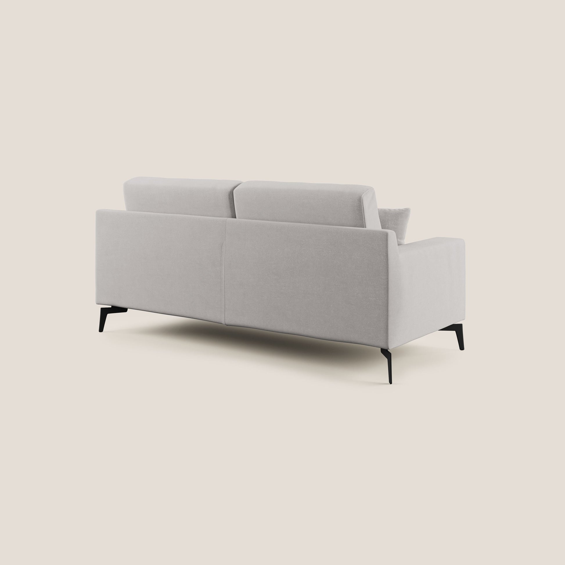 Divano 2 Posti 146x95x91 cm in Tessuto Beige