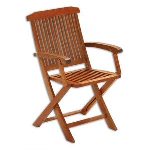 Sedia Da Giardino In Legno Di Keruing Primula, Pieghevole