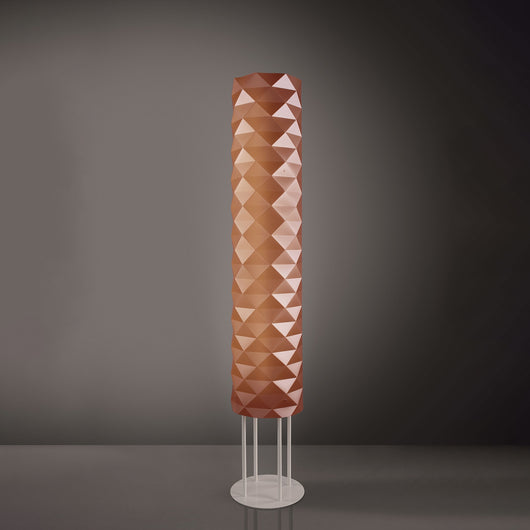 Piantana Moderna Prisma Polilux ® Rame E Metallo 3 Luci E27