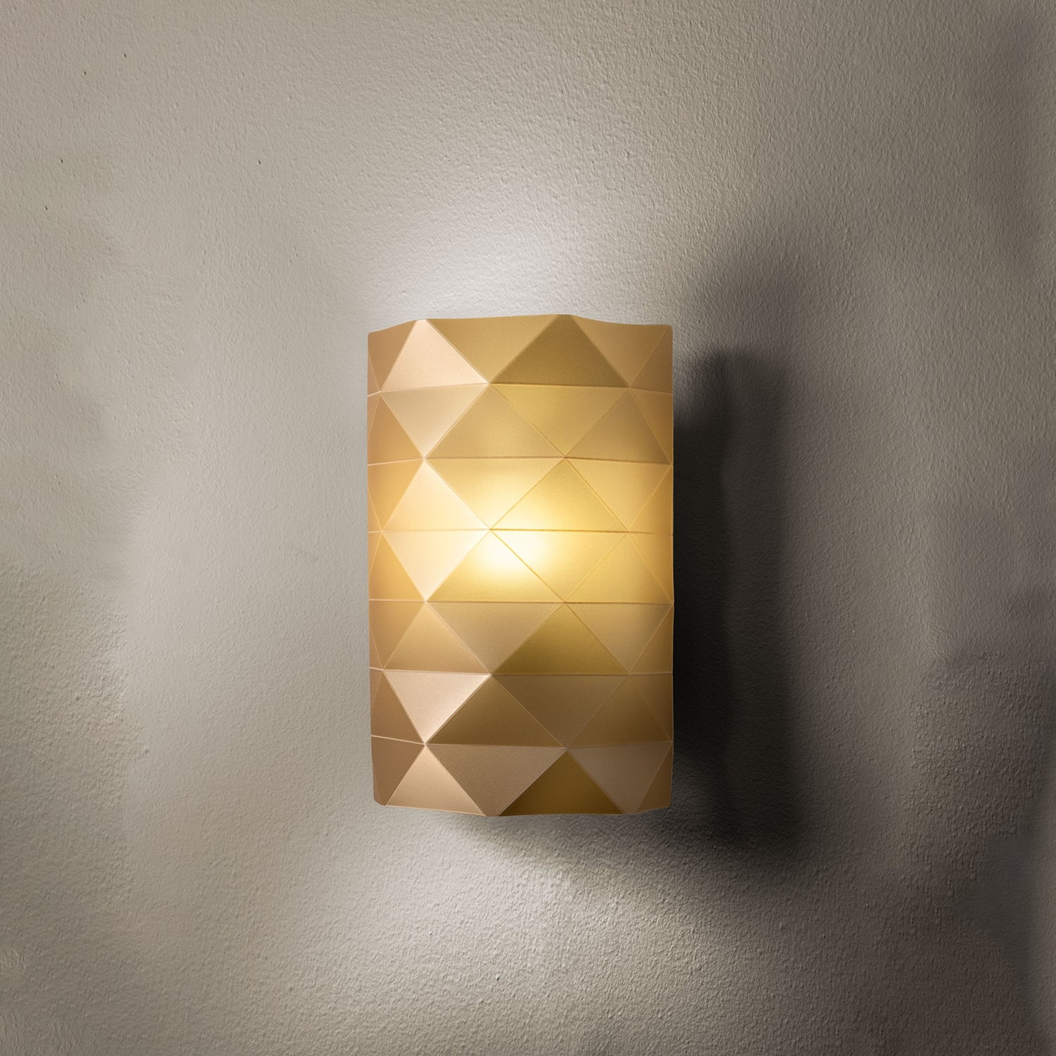 Applique Moderna Prisma Polilux ® New Gold 1 Luce E27