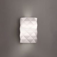 Applique Moderna Prisma Polilux ® Bianco 1 Luce E27