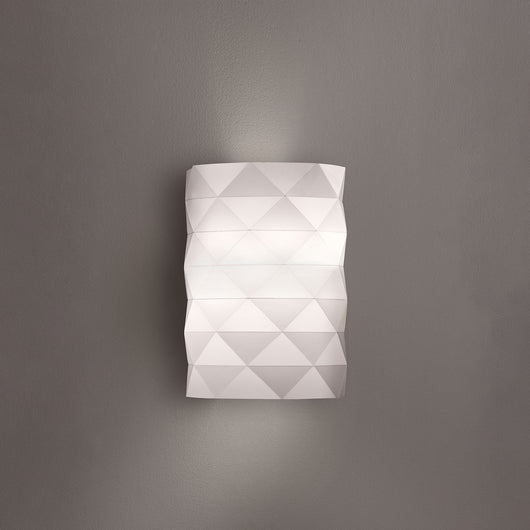 Applique Moderna Prisma Polilux ® Bianco 1 Luce E27