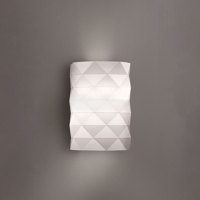 Applique Moderna Prisma Polilux ® Bianco 1 Luce E27