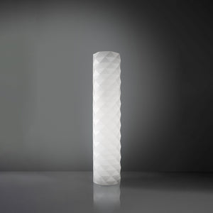 Piantana Moderna Prisma Polilux ® Bianco E Metallo 3 Luci E27 H122Cm