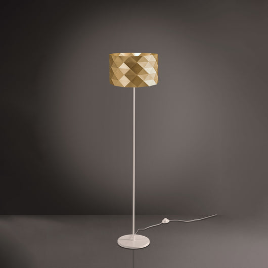 Piantana Moderna Prisma Polilux ® New Gold E Metallo 1 Luce E27