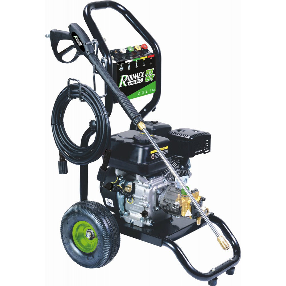 IDROPULITRICE A SCOPPIO RX21T 200bar PORTATA MAX 678L/h 6,5HP +ACCESSORI RIBIMEX