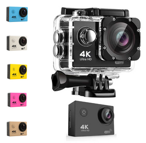 PRO CAM 4K WIFI DV CAMERA ULTRA HD 16MP SPORT ACTION VIDEOCAMERA SUBACQUEA 30M