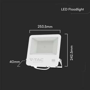 PRO Faro LED SMD Chip Samsung 100W Cavo 1m Colore Bianco 4000K IP65 253.5x40x242.5mm SKU:23442