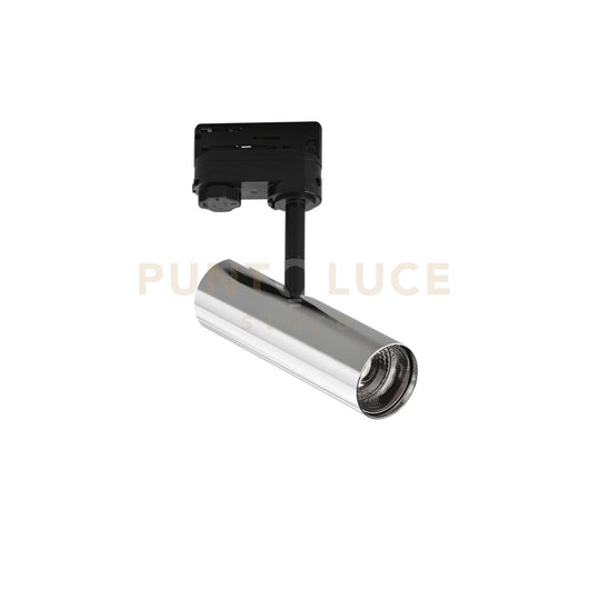 PROIETTORE A BINARIO LED ROCKET CROMO 7W 980LM CCT3000K / 4000K  5X1,65CM