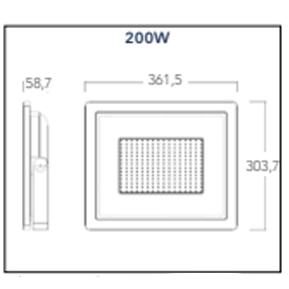 PROIETTORE FAN EUROPE LIGHTING LED-URANO-200