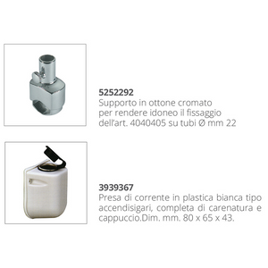 PROIETTORE ORIENTABILE IN ABS