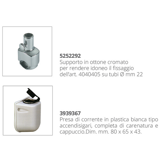 PROIETTORE ORIENTABILE IN ABS