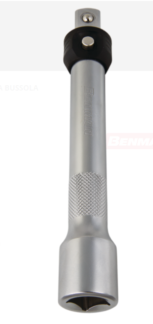 PROLUNGA PER BUSSOLE 1/2" CON MECCANISMO DI BLOCCAGGIO - 250 mm - BENMAN