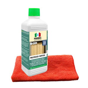 Proteggi infissi 500ML + PANNO MICROFIBRA
