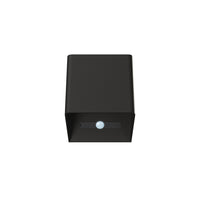 Beneito Faure Applique Led a Batteria con Sensore di Movimento Lek Sensor - 6W, 3000K, Ricarica USB-C, IP54 - Plafoniera da parete Nera