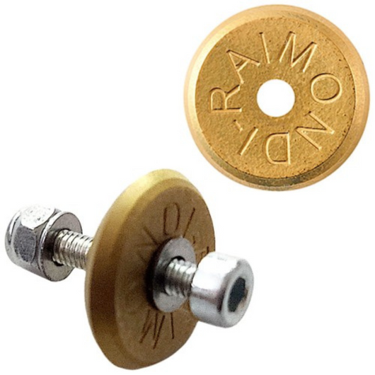 Rotellina ricambio titanio raizor incisione raizor diametro 16/f.3 mm