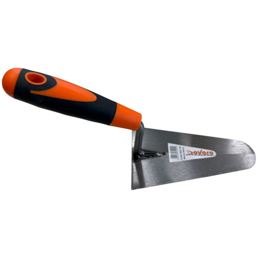 Cazzuola punta tonda da 160 mm manico ergonomico antiscivolo lavori muratura